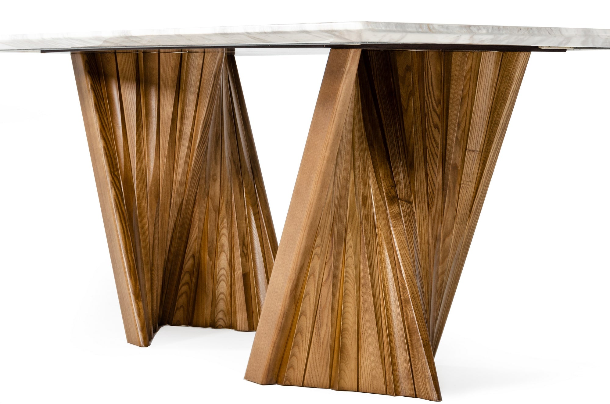 Cadence - Modern Walnut & Marble Dining Table - image 5