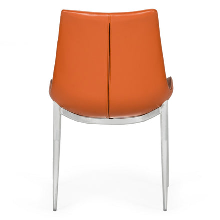 Holt - Modern Cognac Eco-Leather Dining Chair (Set of 2) - image 4