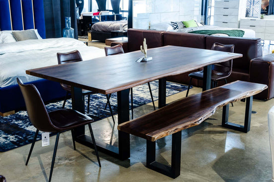 Taylor Large 87" Modern Live Edge Wood Dining Table - image 2