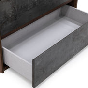 Rado Modern Walnut & Stucco Chest - image 2