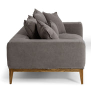 Corina - Modern Grey Fabric Sofa - image 3