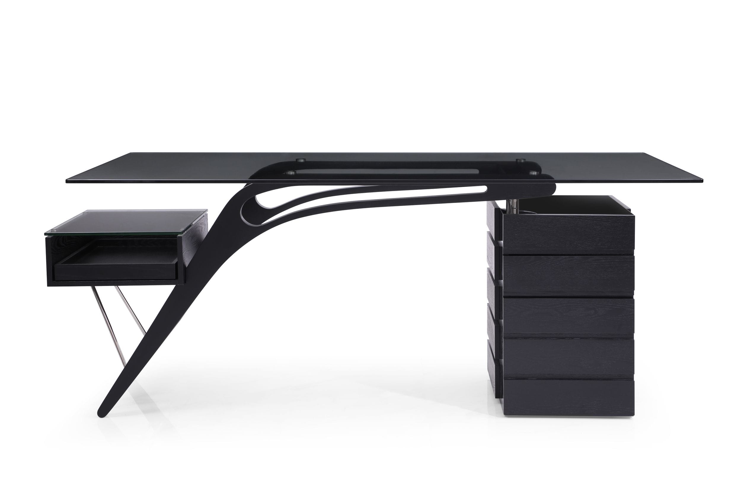 Suffolk - Contemporary Black Ash Desk - image 3