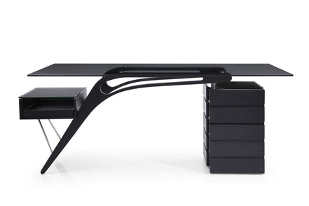 Suffolk - Contemporary Black Ash Desk - image 3