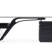 Suffolk - Contemporary Black Ash Desk - image 2