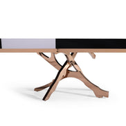 Legend - Modern Black Glass & Rosegold Dining Table - image 5