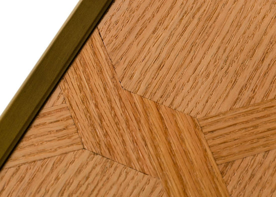Jessica - Modern Oak & Brass Bookshelf - image 2
