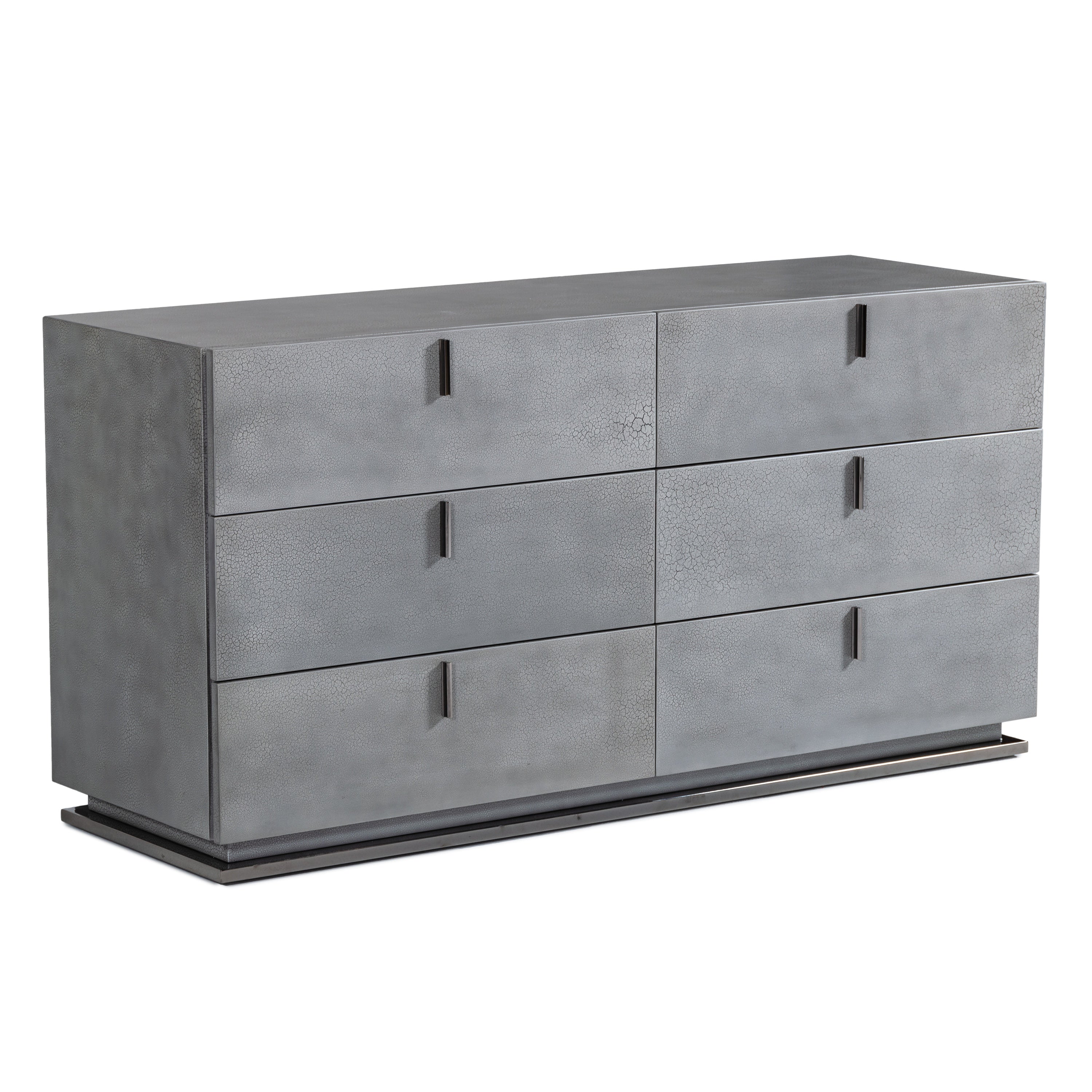Buckley - Modern Grey Crackle Dresser - image 2