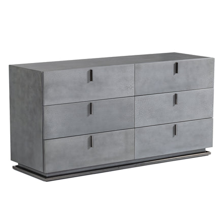 Buckley - Modern Grey Crackle Dresser - image 2