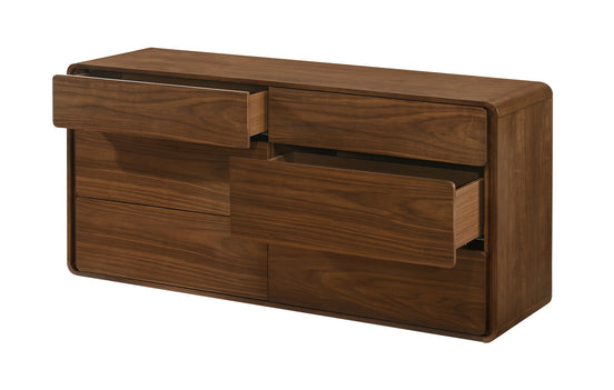 Dustin - Modern Walnut Dresser