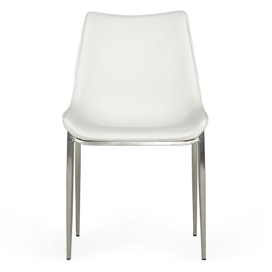 Frasier - Modern White Eco-Leather Dining Chair (Set of 2) - image 2