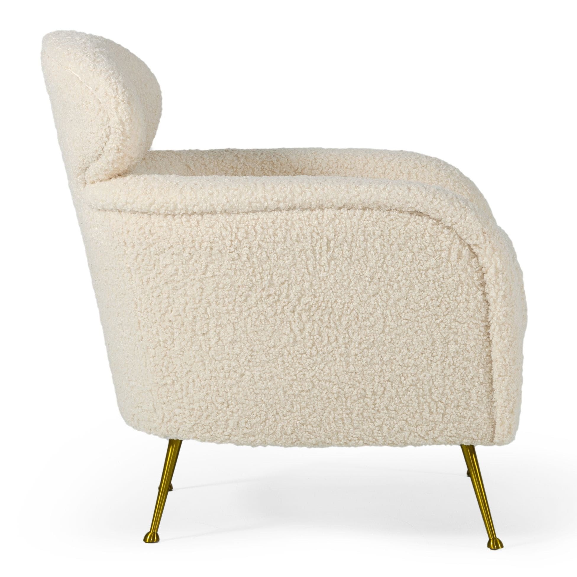 Altura - Modern Faux Fur Lounge Chair - image 2