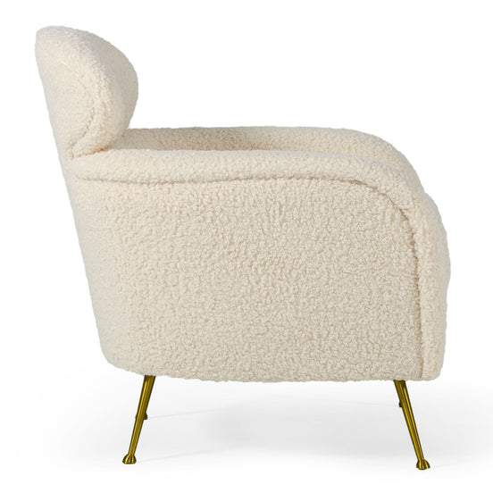 Altura - Modern Faux Fur Lounge Chair - image 2