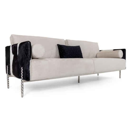 Pueblo - Modern Cow-hide Sofa - image 2