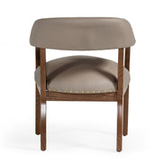 Canosa Modern Taupe Faux Leather Dining Chair - image 2