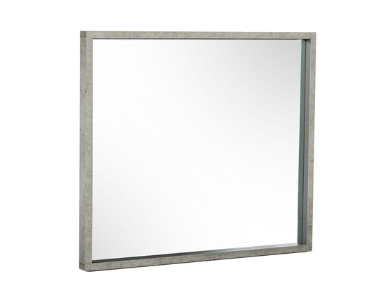 Boston - Modern Faux Concrete Mirror