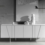 Mario - Modern White Veneer Buffet - image 3