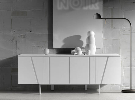 Mario - Modern White Veneer Buffet - image 3