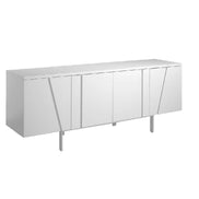 Mario - Modern White Veneer Buffet - image 5