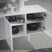Mario - Modern White Veneer Buffet - image 4