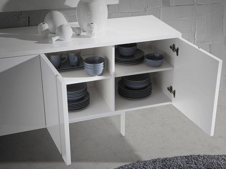 Mario - Modern White Veneer Buffet - image 4