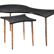 Norden Coffee Table Set (2-Piece) Black & Bronze