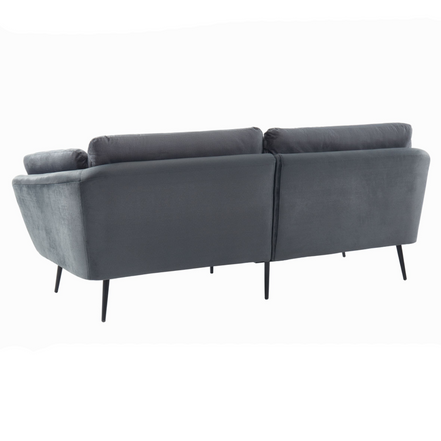 Cody - Modern Dark Grey Fabric Sofa - image 3