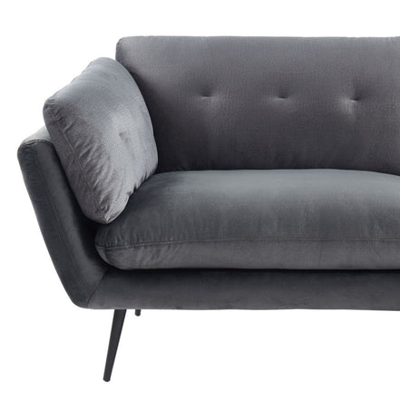 Cody - Modern Dark Grey Fabric Sofa - image 4