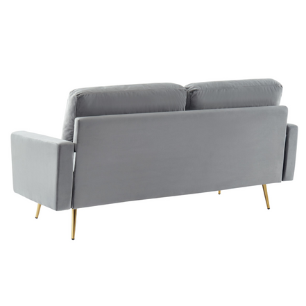 Huffine - Modern Grey Fabric Sofa - image 4