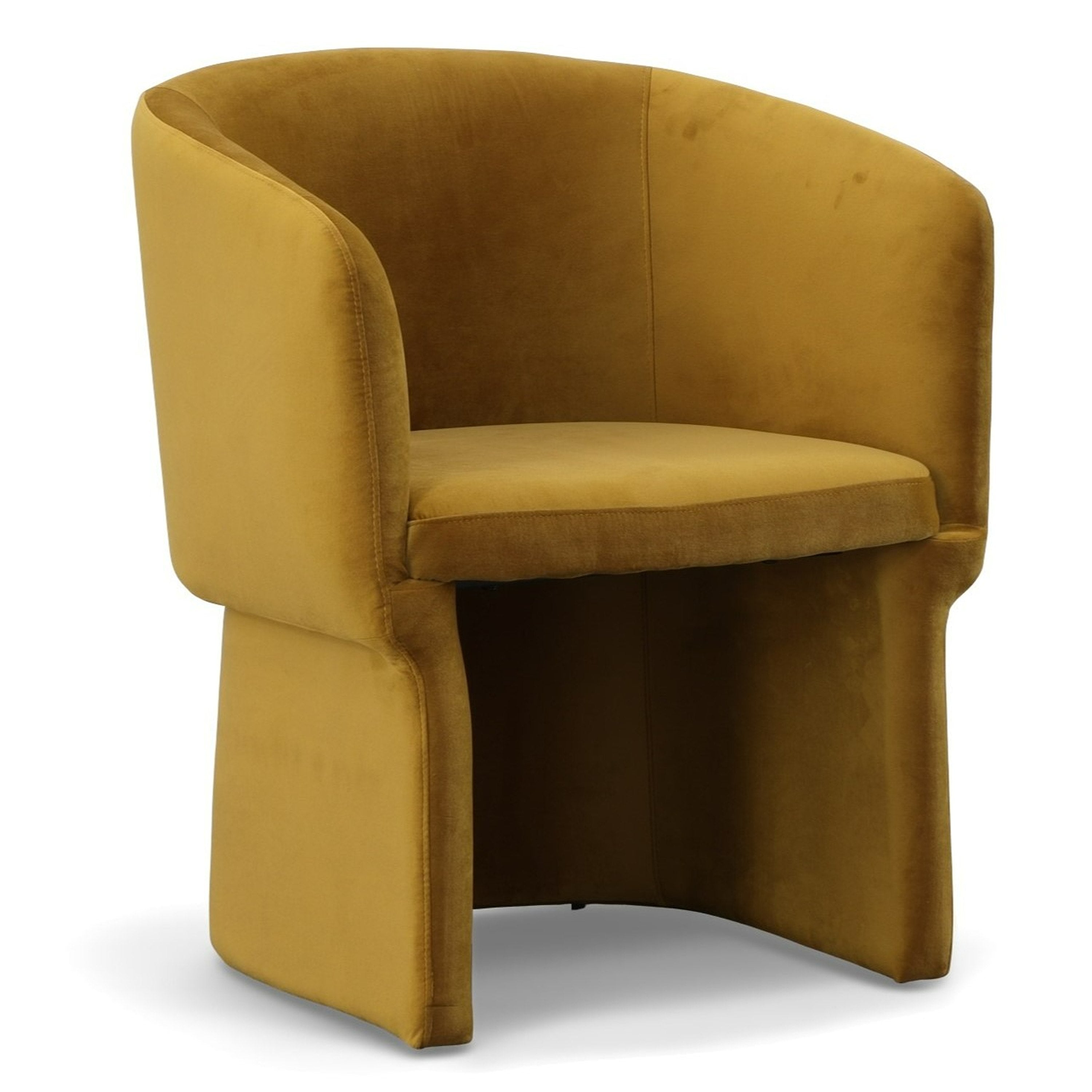 Vassar - Burnt Umber Velvet Dining Chair - image 2