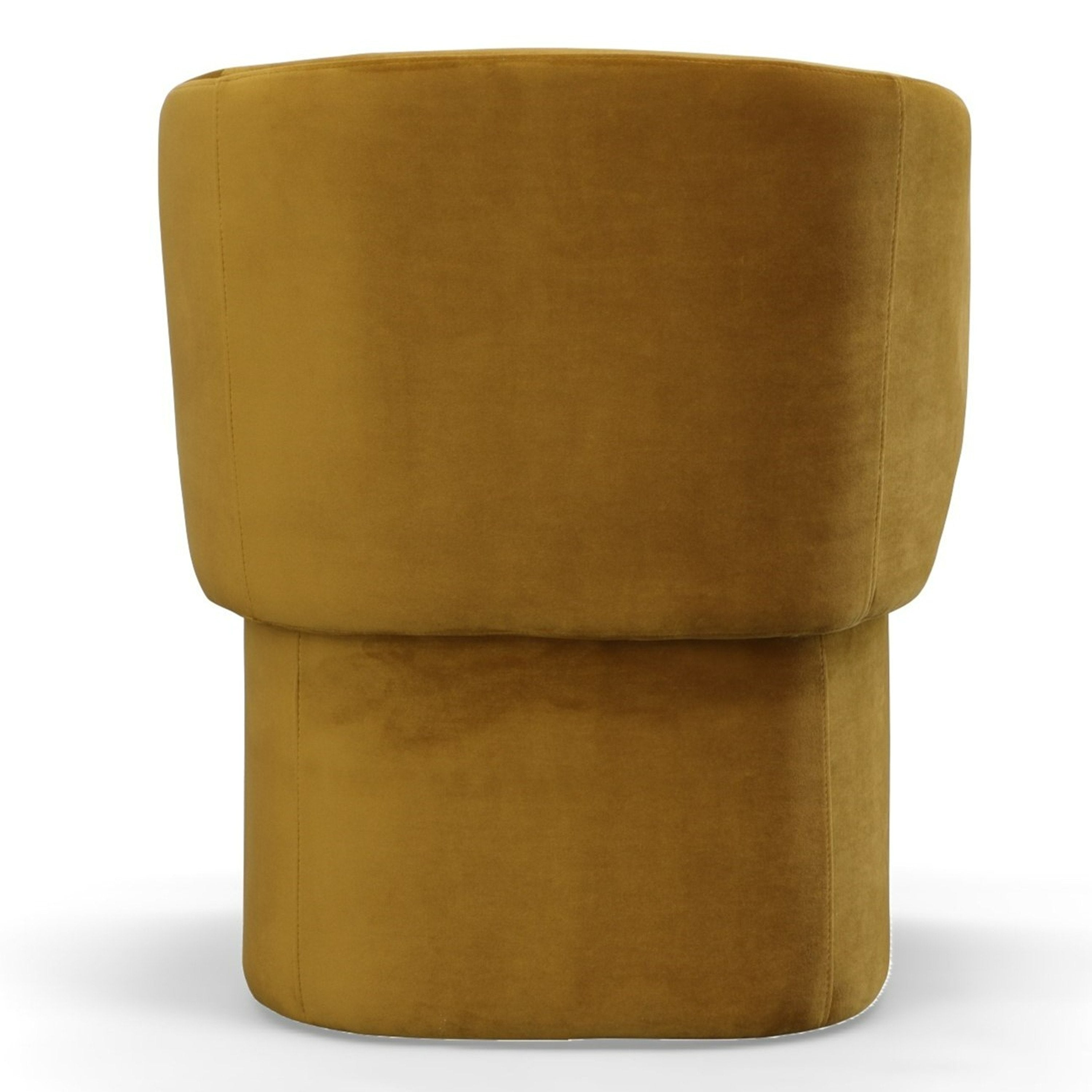 Vassar - Burnt Umber Velvet Dining Chair - image 5
