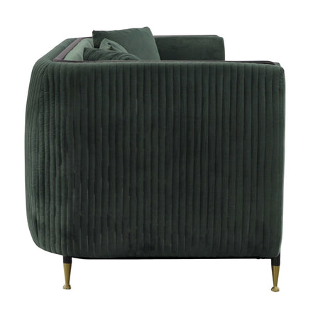 Oswego - Modern Dark Green Jade Sofa - image 2