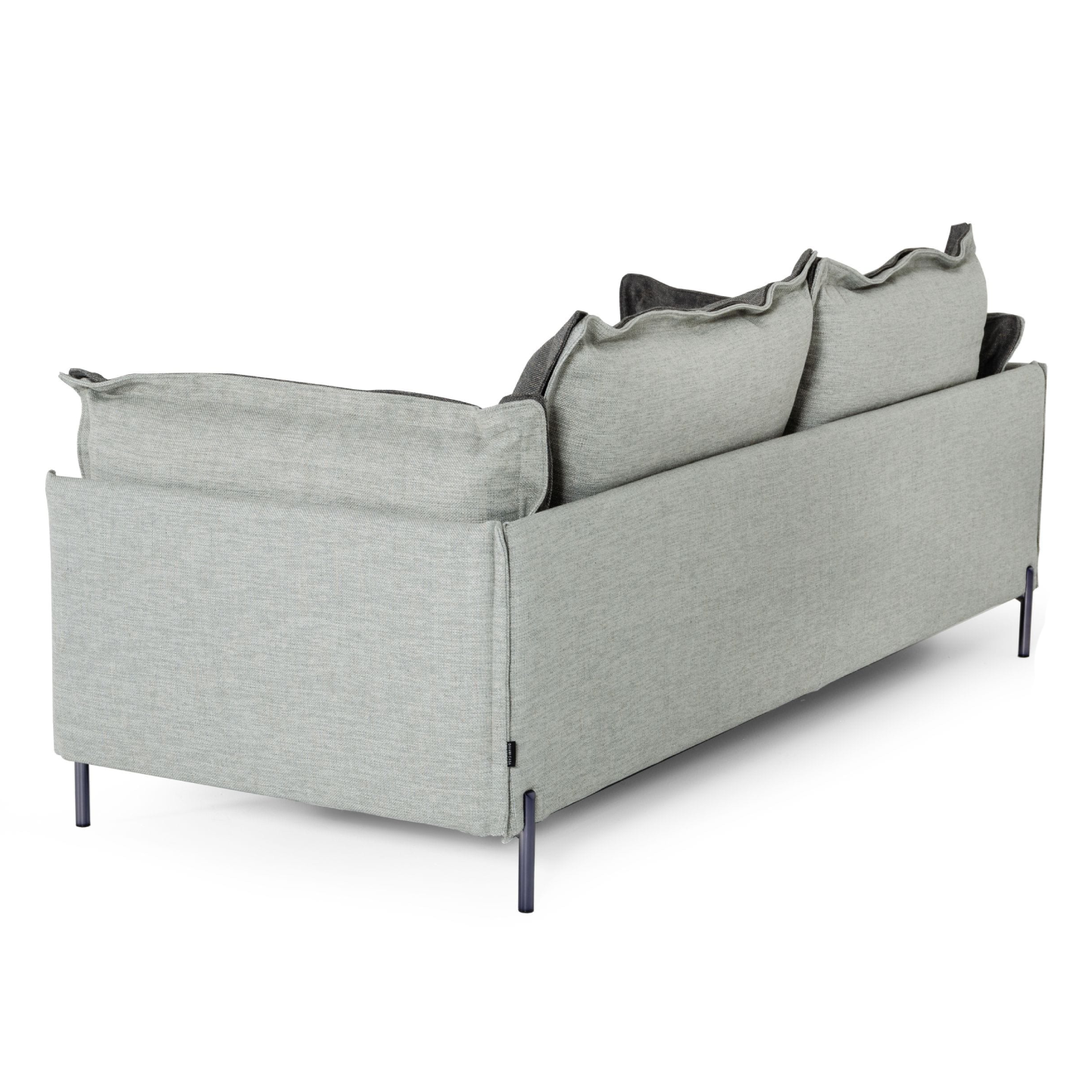 Mars - Modern Grey & Dark Grey Fabric Sofa - image 3