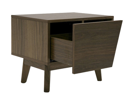Abelard - Mid-century Walnut Nightstand - image 2