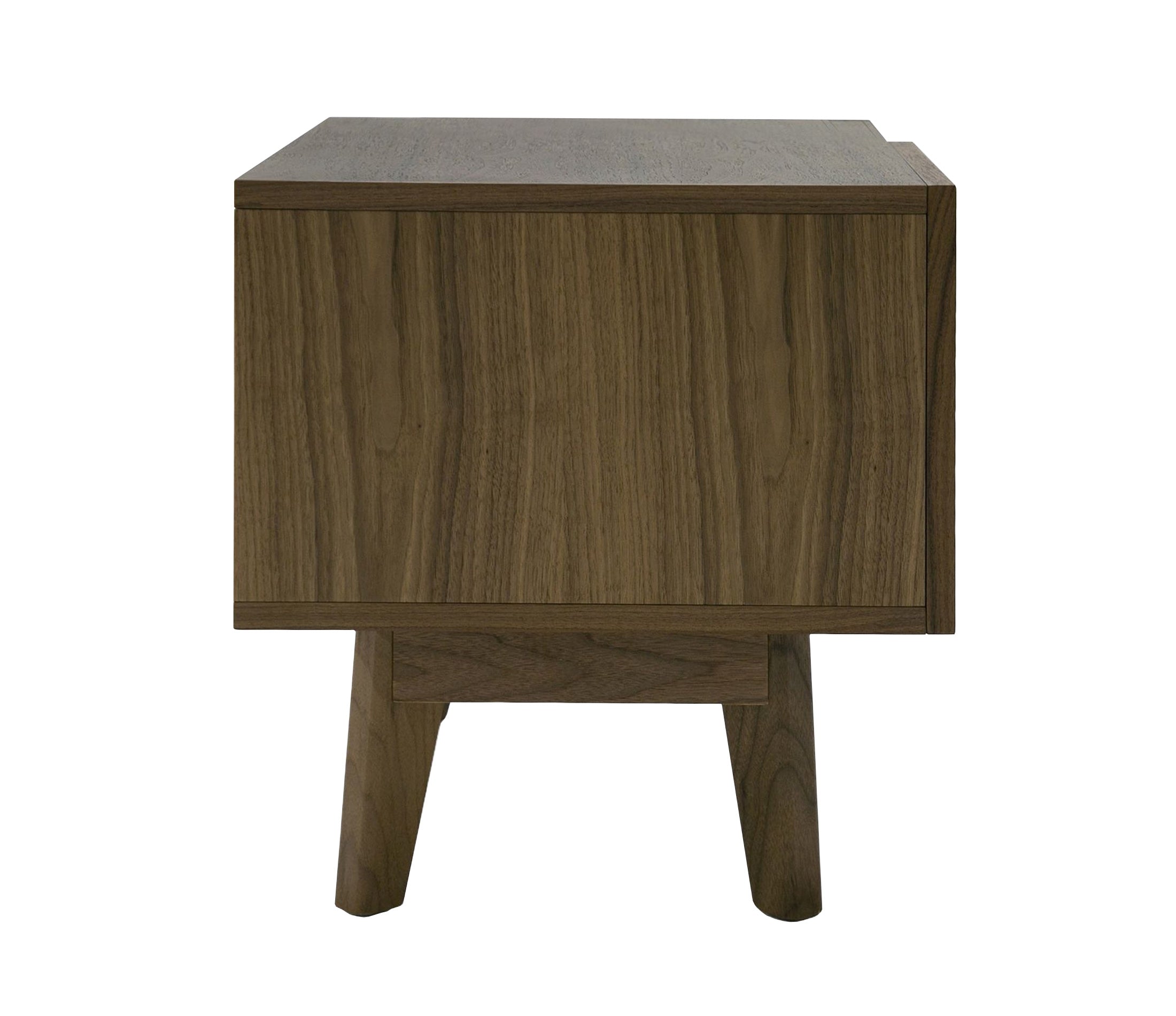 Abelard - Mid-century Walnut Nightstand - image 3