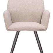 Sieve Swivel Dining Chair (Set of 2) Beige