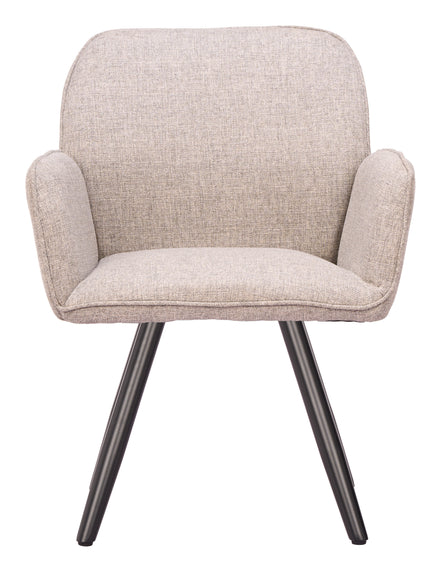 Sieve Swivel Dining Chair (Set of 2) Beige