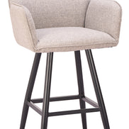 Sieve Swivel Barstool Beige