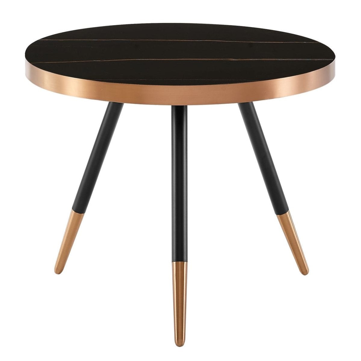 Cayson - Modern Black Ceramic Small Coffee Table - image 3
