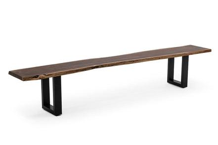 Taylor - X-Large 102" Modern Live Edge Dining Bench - image 3