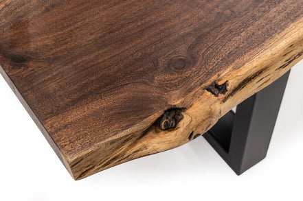 Taylor - X-Large 102" Modern Live Edge Dining Bench - image 4