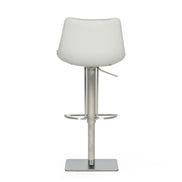 Manning - Modern Light Grey Adjustable Bar Stool - image 3