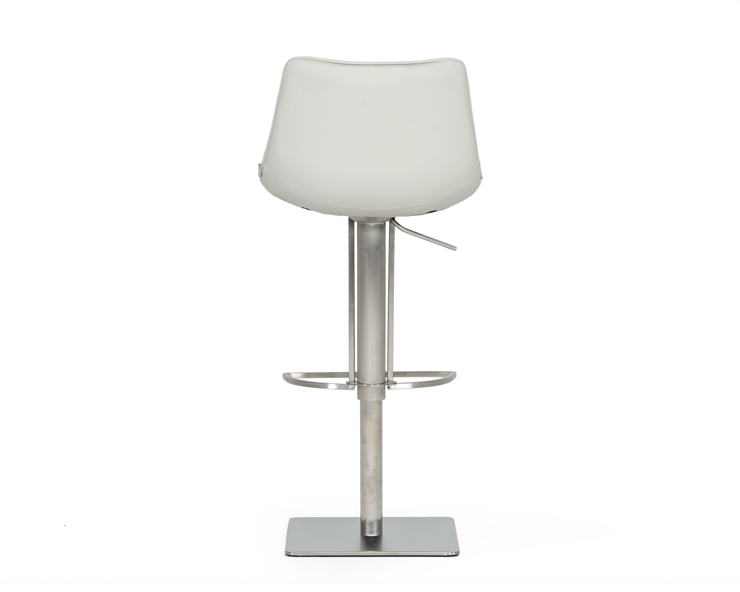Manning - Modern Light Grey Adjustable Bar Stool - image 3