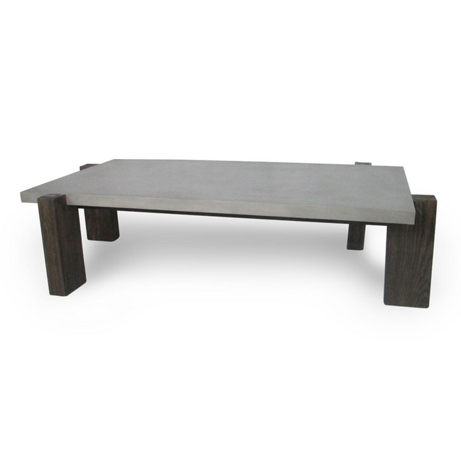 Milton - Dark Grey & Walnut Coffee Table