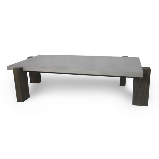 Milton - Dark Grey & Walnut Coffee Table