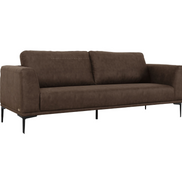Jada - Modern Brown Fabric Loveseat - image 5