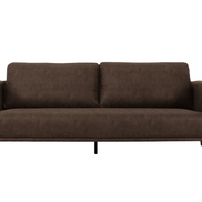 Jada - Modern Brown Fabric Loveseat - image 4
