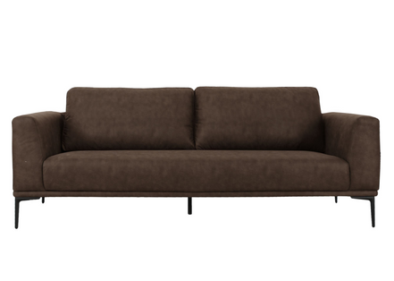 Jada - Modern Brown Fabric Loveseat - image 4