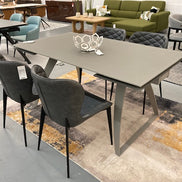Felicia - Modern Grey & Black Dining Chair (Set of 2) - image 3