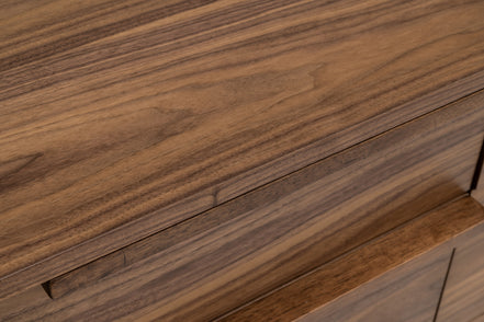 Amberlie - Modern Walnut Dresser - image 4