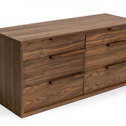 Amberlie - Modern Walnut Dresser - image 3